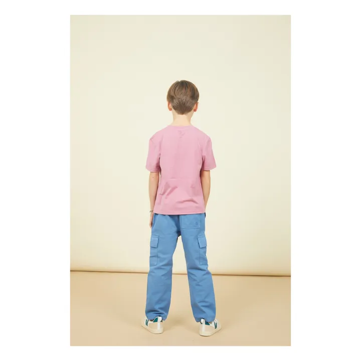 SMALLABLE BASICS Pantalon Cargo Garçon Denim | Bleu azur