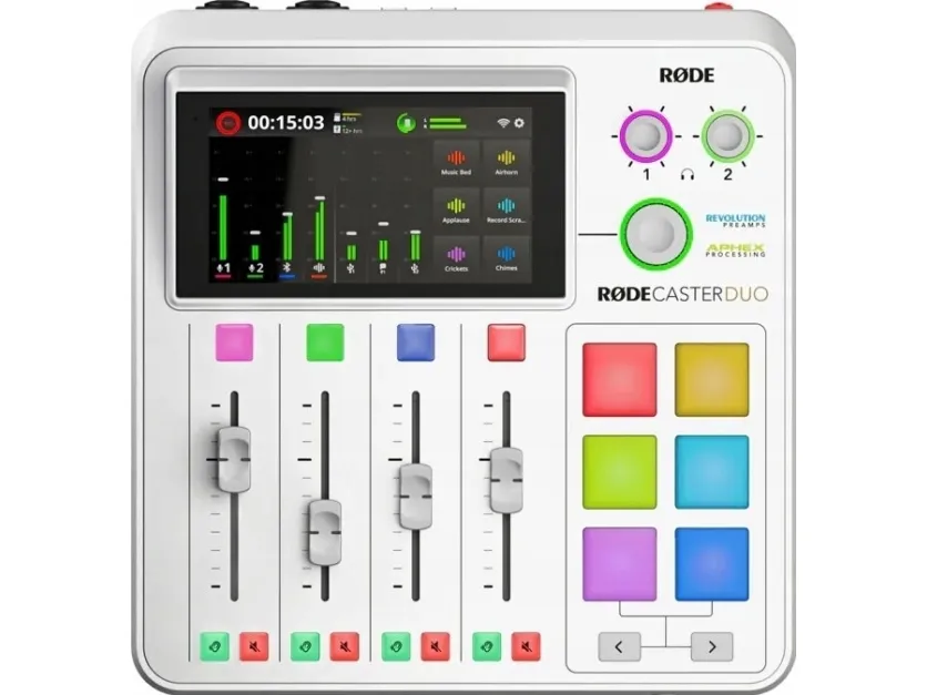Rode RodeCaster DUO - Audio Production Studio - White Edition
