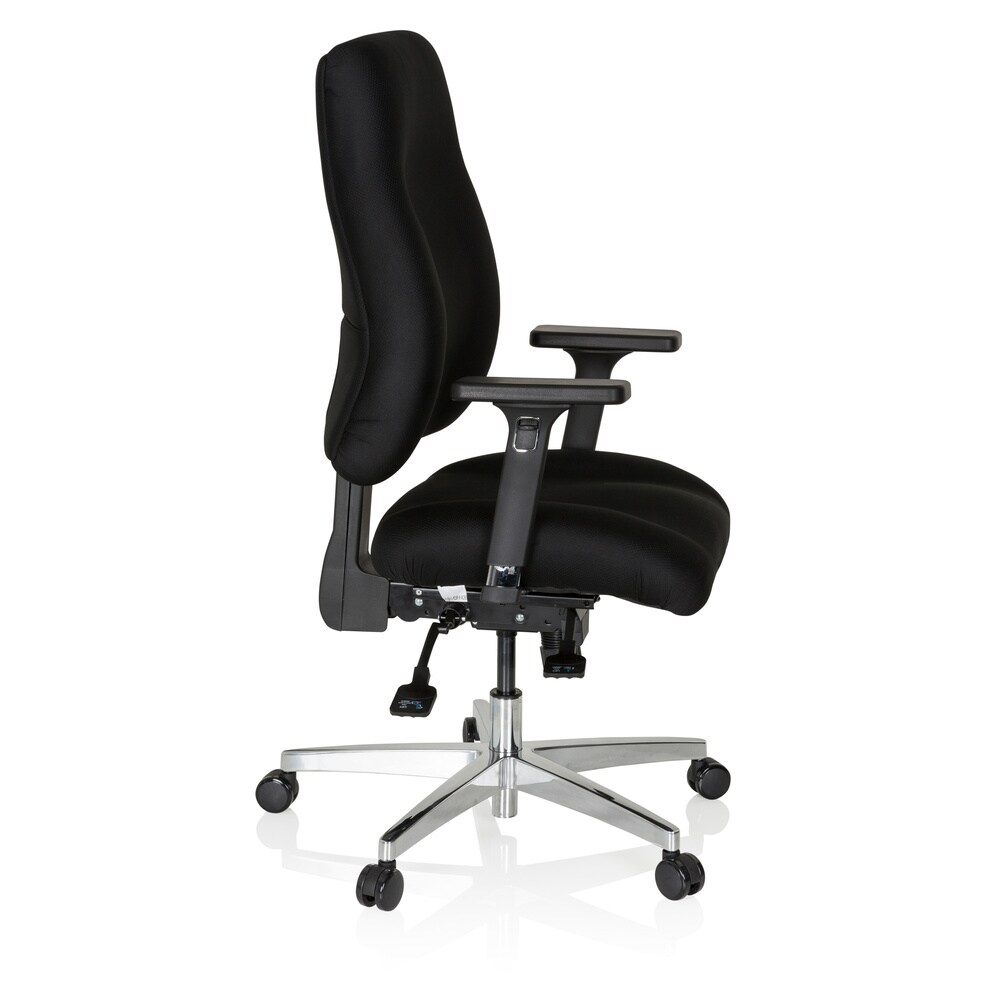 Profi Bürostuhl ZENIT COMFORT Stoff mit Armlehnen (höhenverstellbar) hjh OFFICE