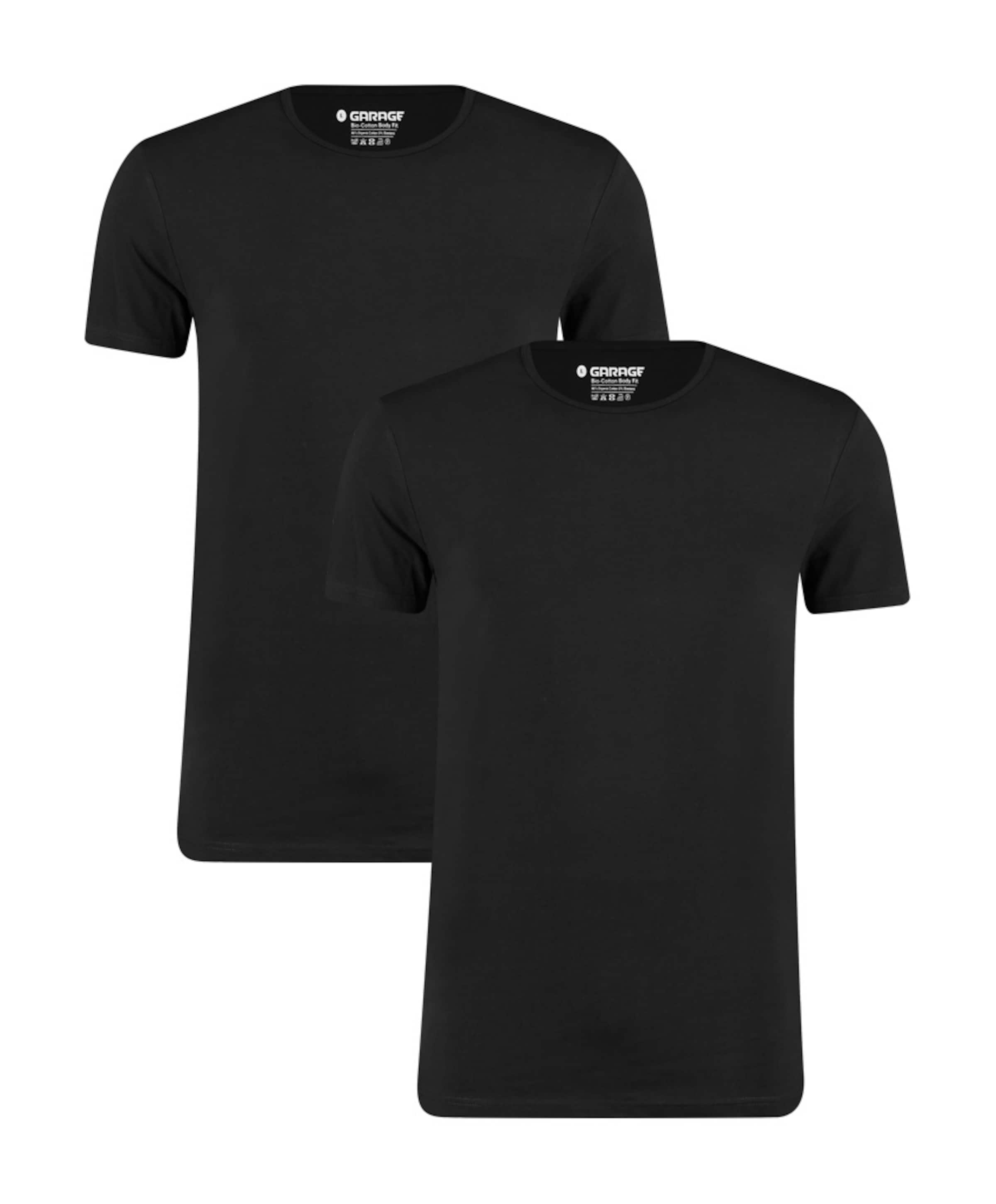 Garage Heren T-shirt zwart