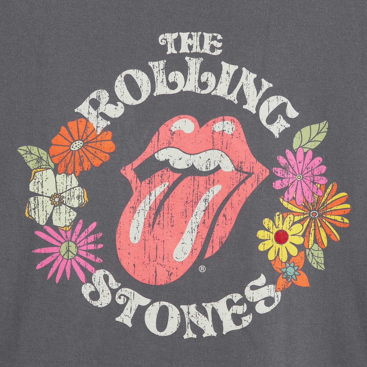ROLLING STONES<br>Camiseta cropped Rolling Stones