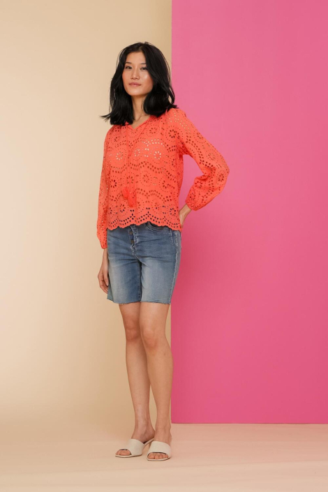Geisha oranje dames t-shirt
