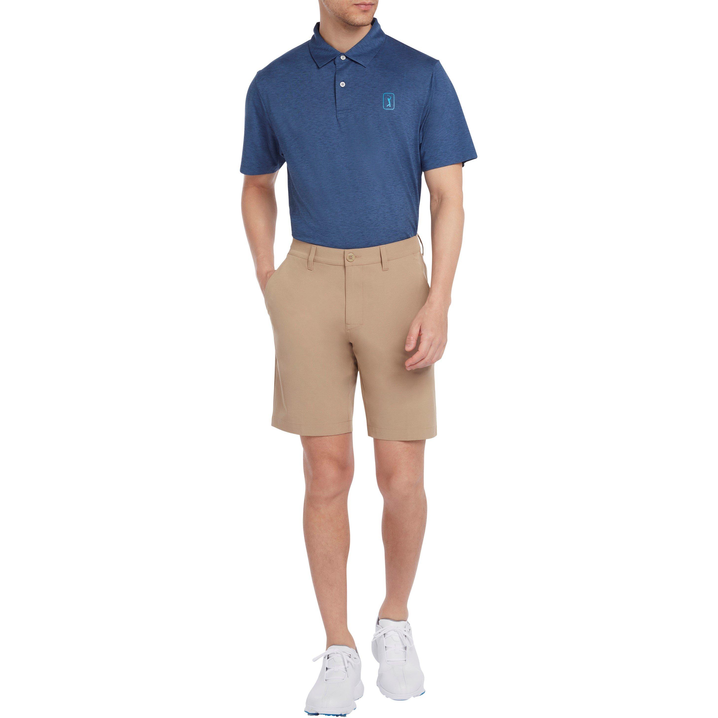 PGA Tour Texture 9 Golf Shorts