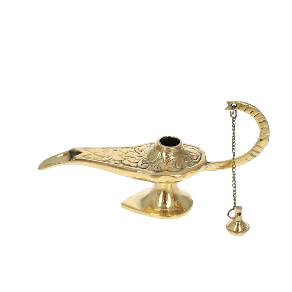 Petite lampe de génie en laiton Pondie Chérie