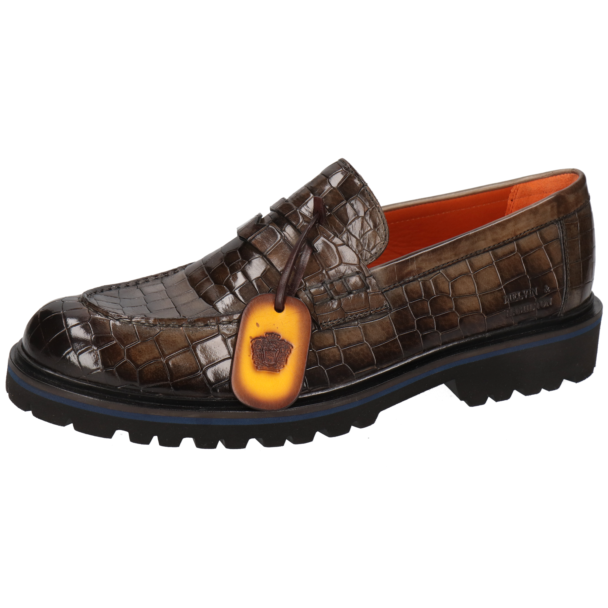 PIERCE 9 - Mocassins à semelle plateforme | Marron