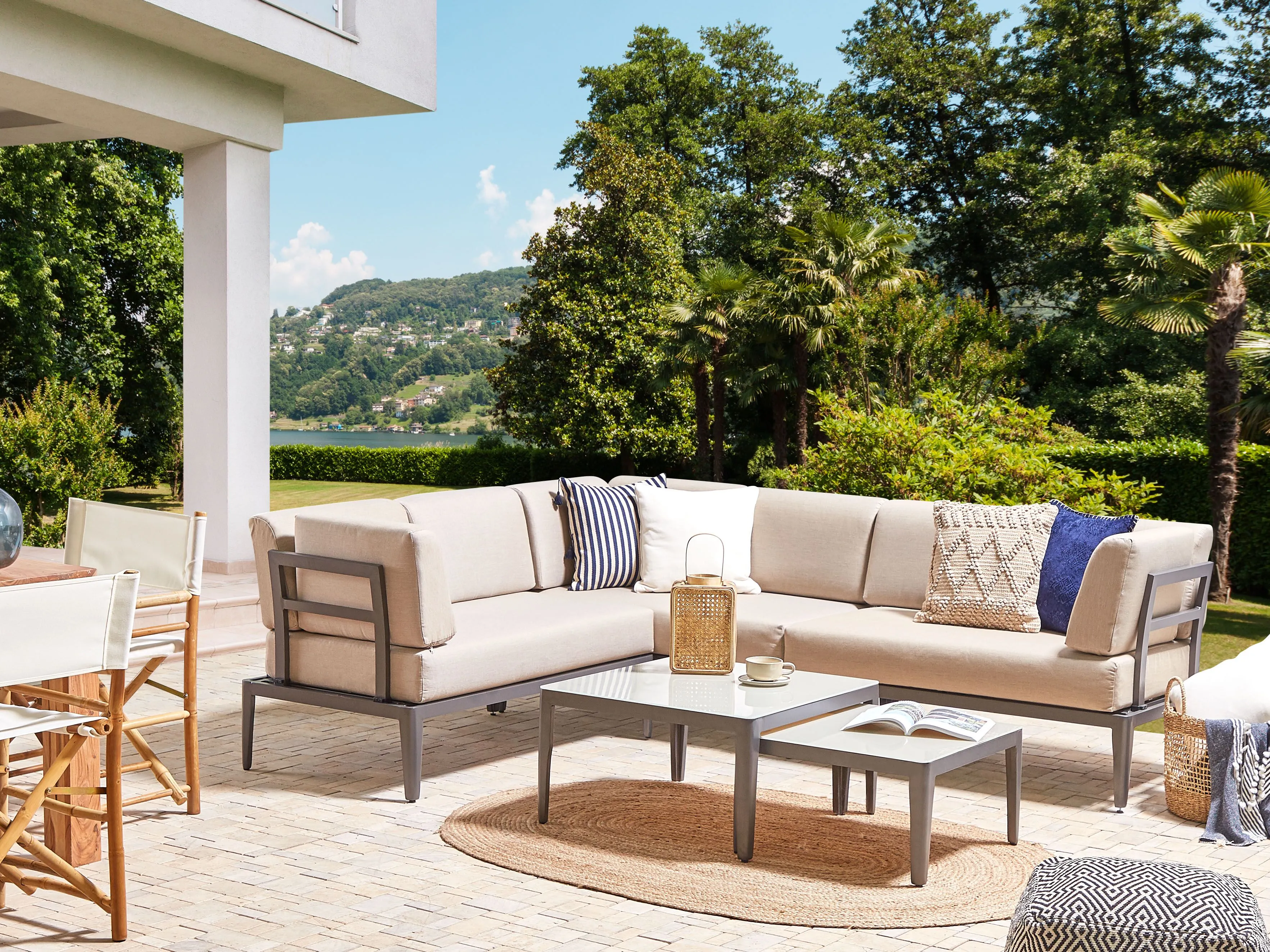 Set tuinkussenhoezen RIMA III Beige
