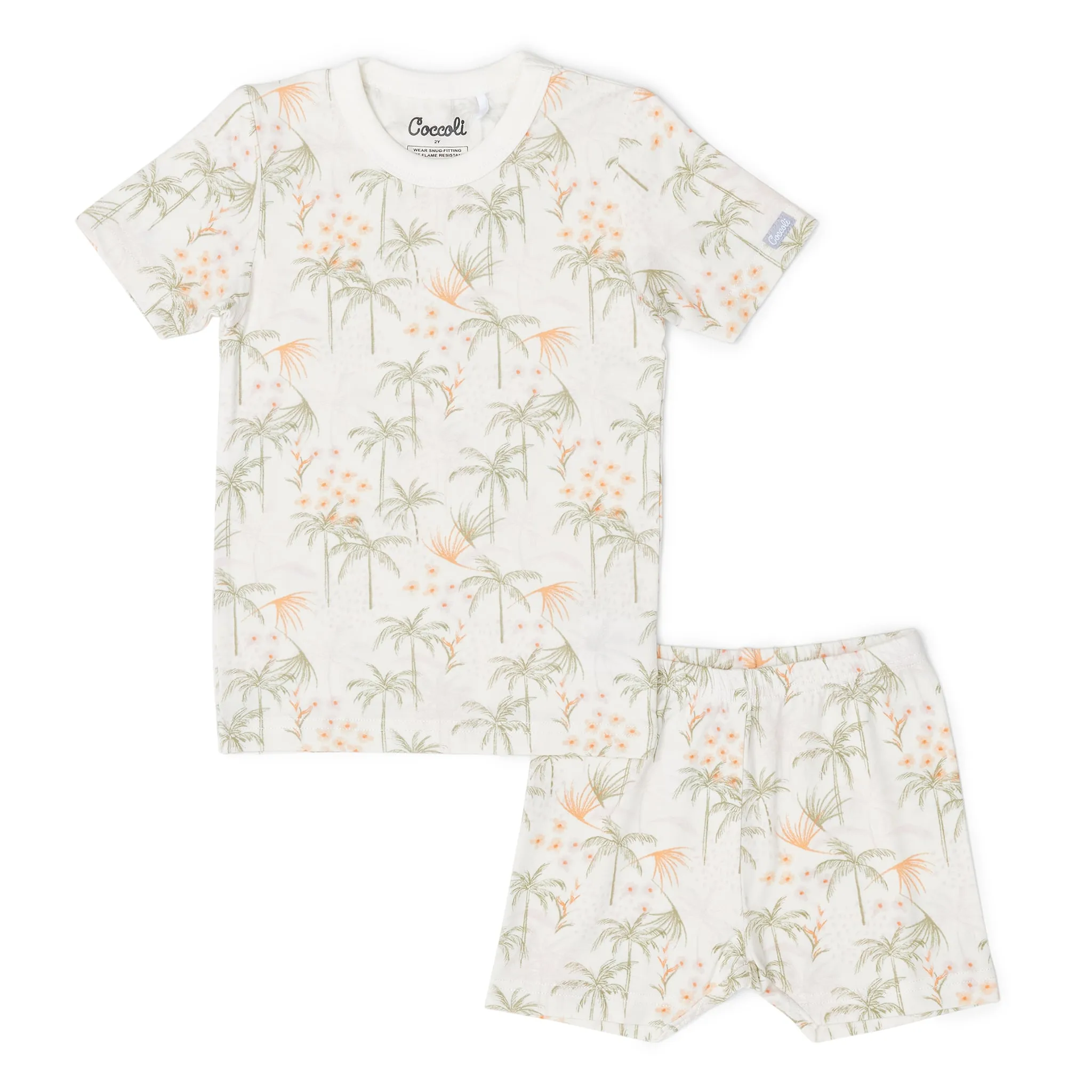Coccoli Pyjama Court Tropical 2-12ans