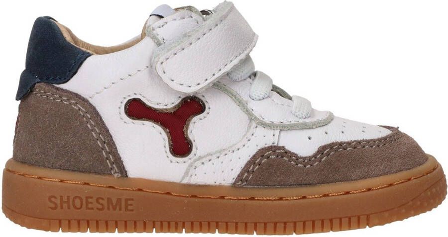 ShoesMe BN24S012-A white taupe multi bruin