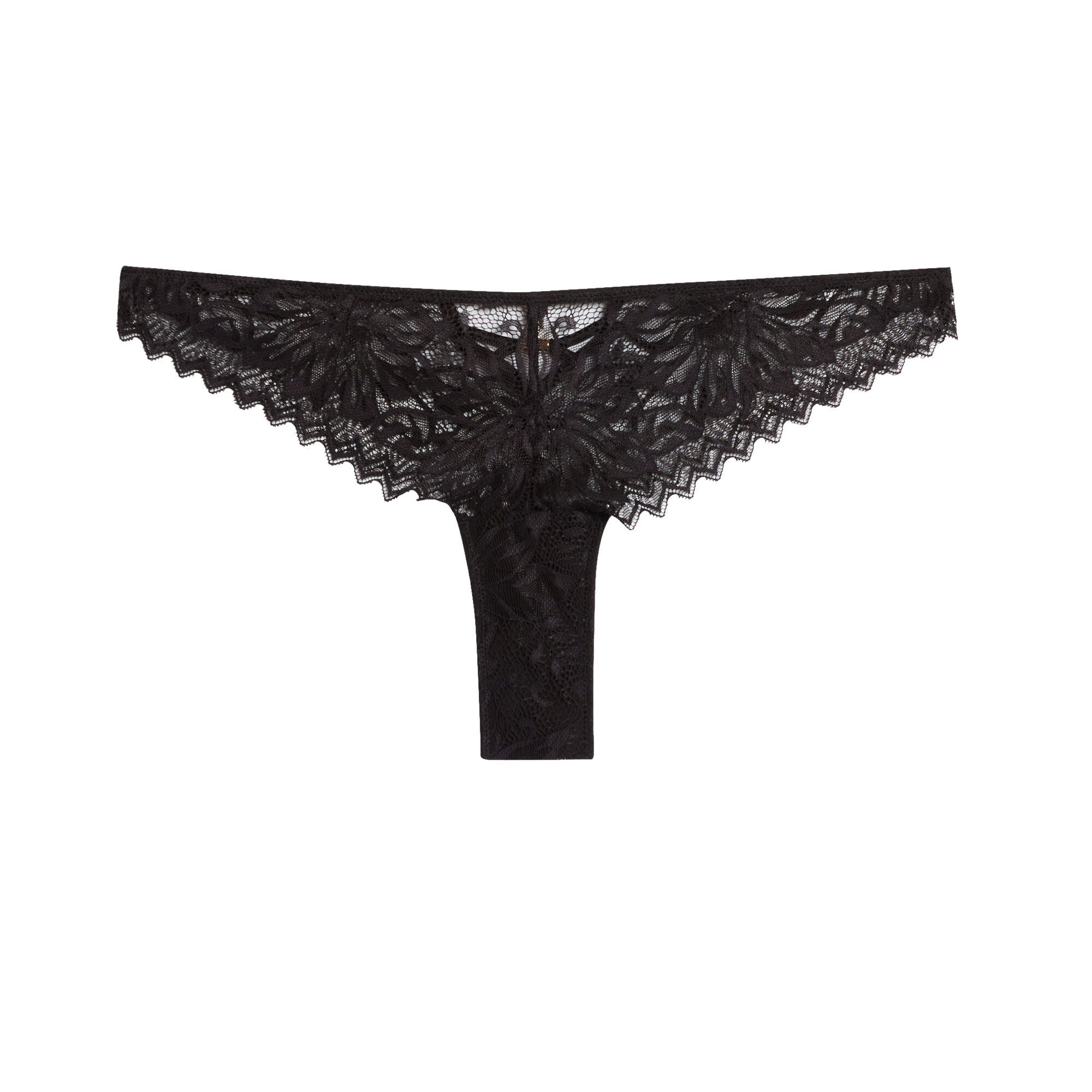 Tanga en dentelle florale