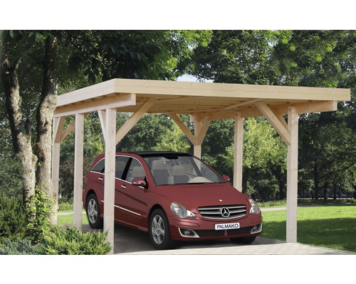 Enkele carport Palmako Karl 11,7 m² 360x512 cm naturel