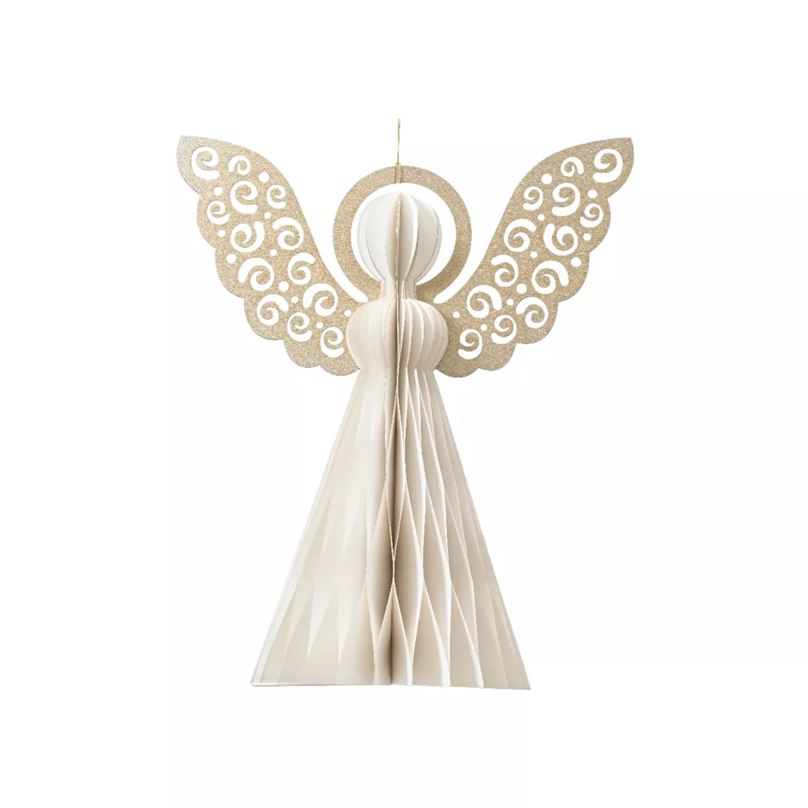 Ange en papier à suspendre (H15 cm) Fermeture Magnétique Blanc