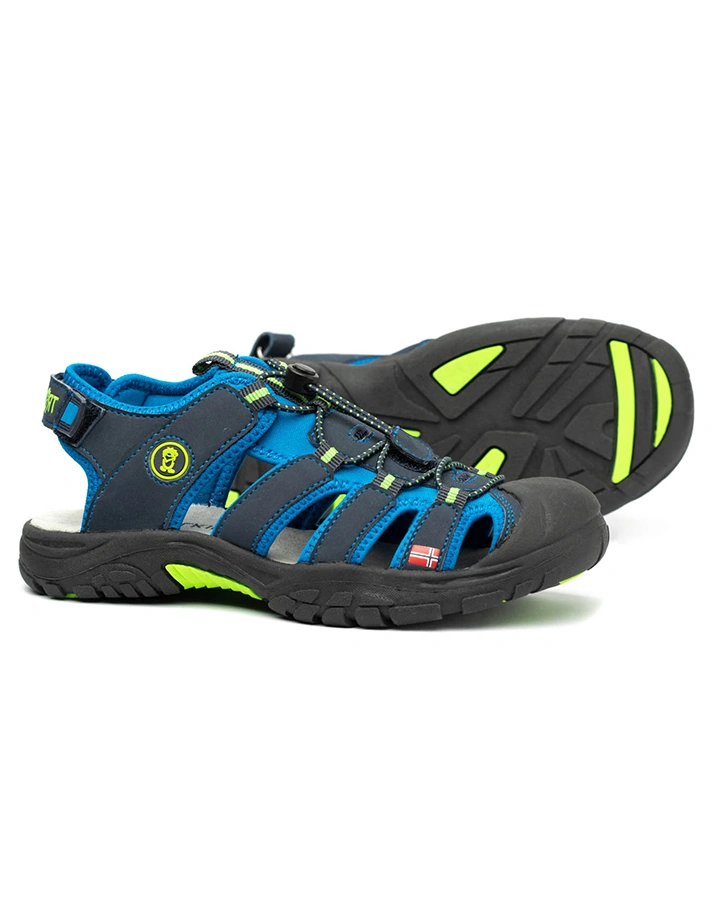 Trekking-SandaKids KVALVIKA in navy/viper green
