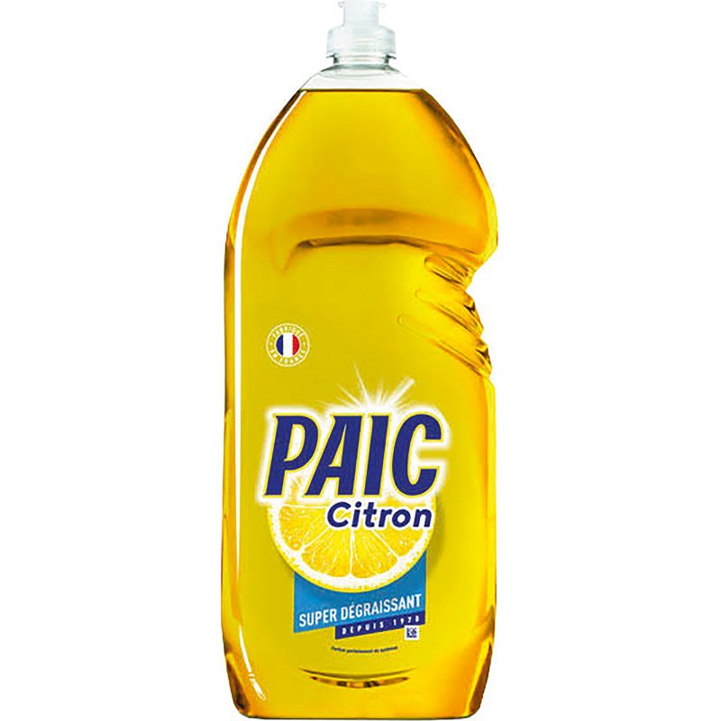 Liquide vaisselle mains Paic citron - Flacon de 1,5 L