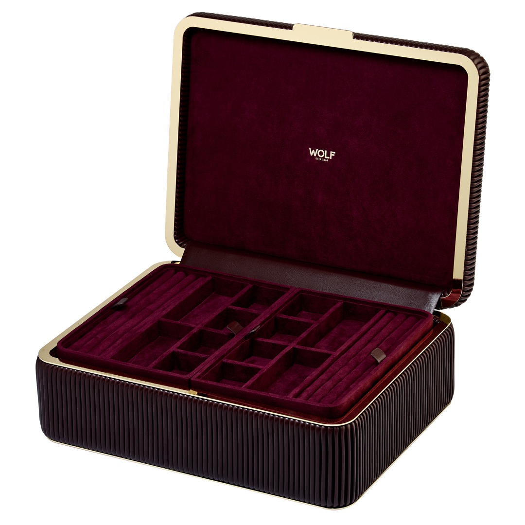 Wolf 1834 Bella Schmuckbox Large Bordeaux