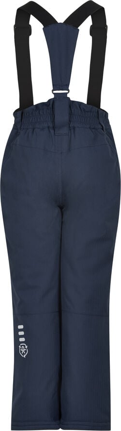Color Kids Ski Pants W. Pockets - Recycled Total eclipse
