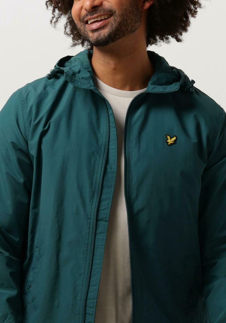 LYLE & SCOTT donkergroene lyle & scott jack zip through hooded jacket