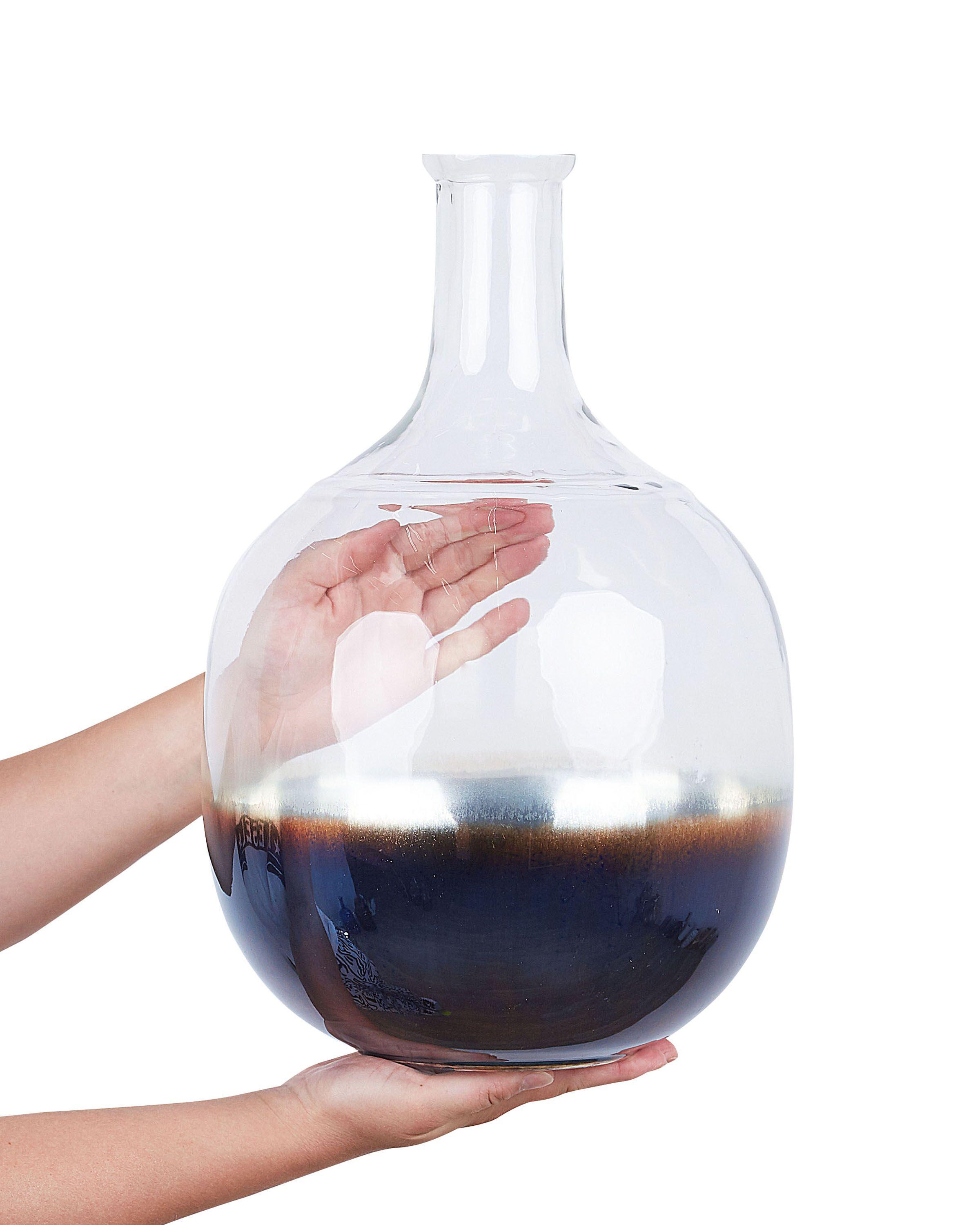 Bloemenvaas RAZALA Glas 40 cm Meerkleurig