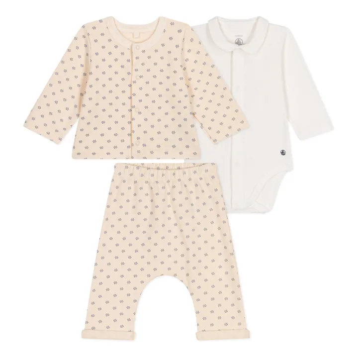 Petit Bateau Ensemble Mignonnet Molleton | Bleu