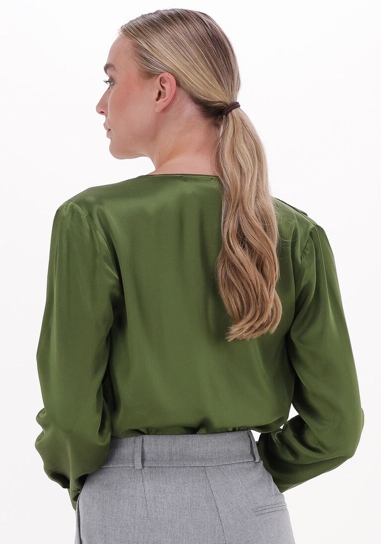 CHPTR-S groene chptr-s blouse sparkle top
