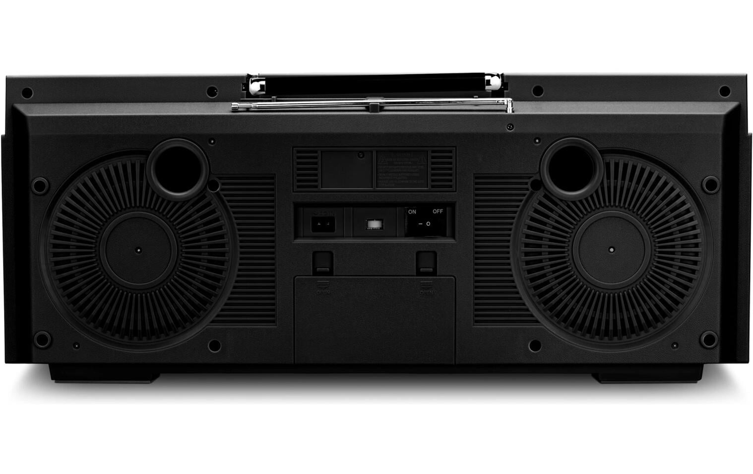 Radio/CD-Player LIFE P66538 Retro-Boombox Schwarz<br>Retro-Kassettendeck mit DAB+ und Bluetooth