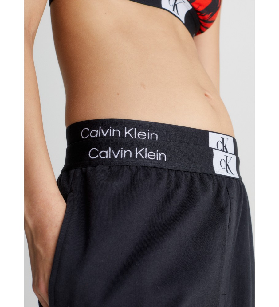 Calça de moletom Calvin Klein CK96 preta