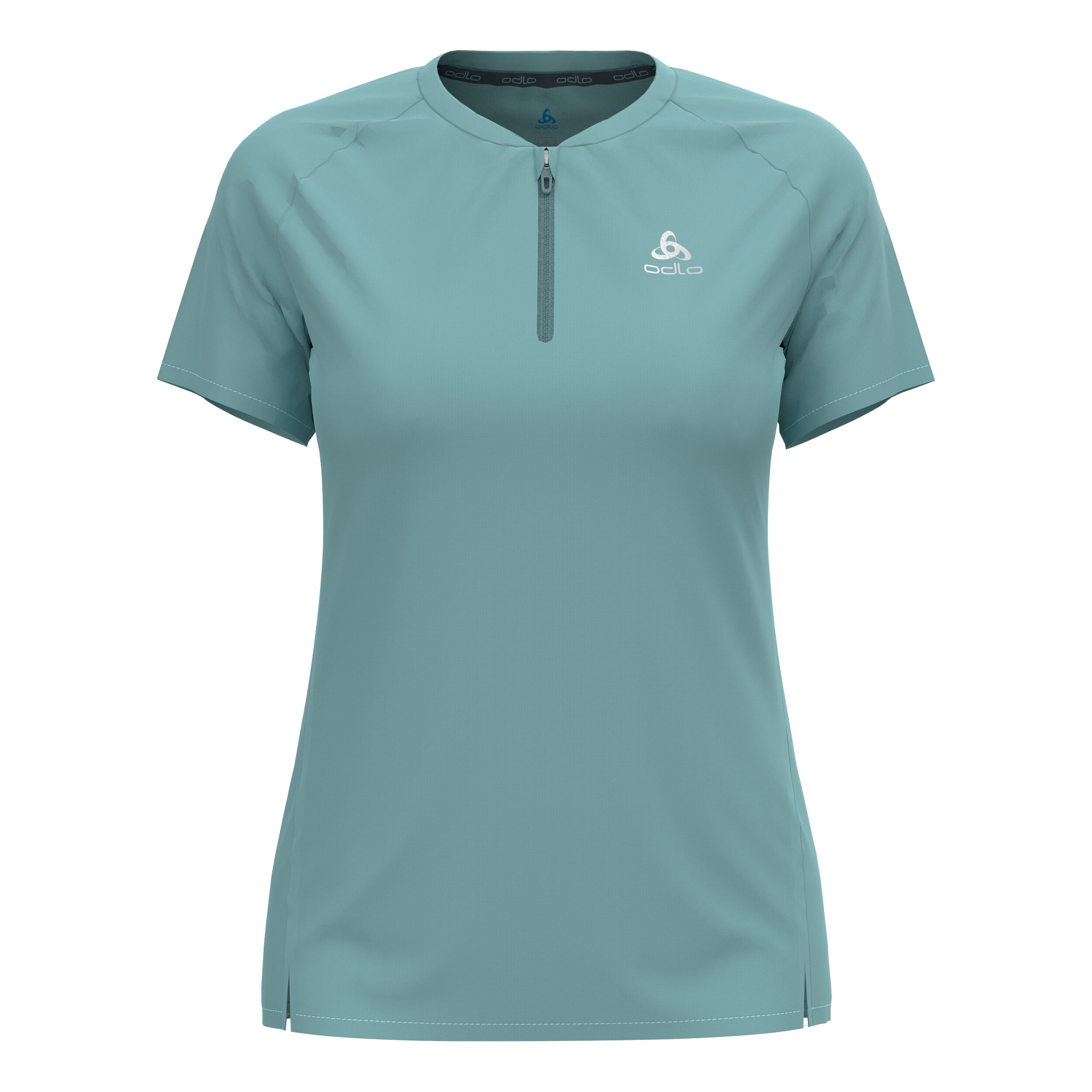Odlo X-Alp Trail 1/2 Zip Crew Neck Maillot De Course Femmes - Turquoise