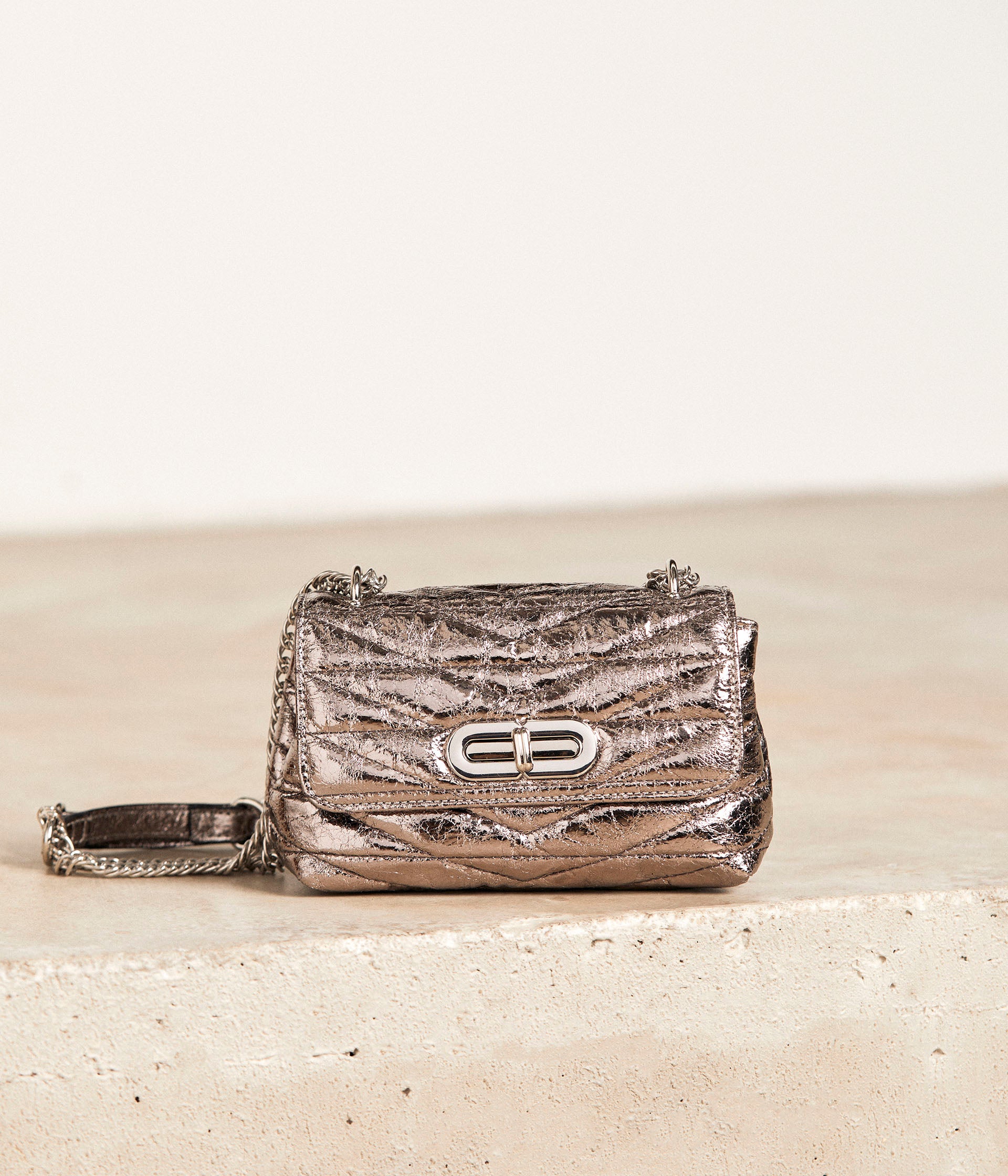 Sac argenté Astrid