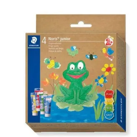 STAEDTLER® Noris® junior 8814 Fingermalfarbe , 4 x 100 ml