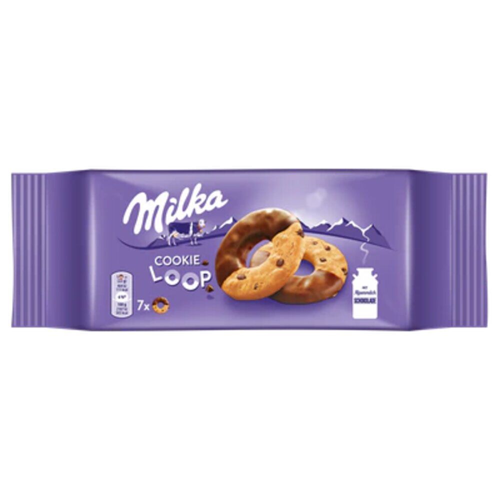 Paquet de 7 gâteaux Milka Cookie Loop chocolat 132gr