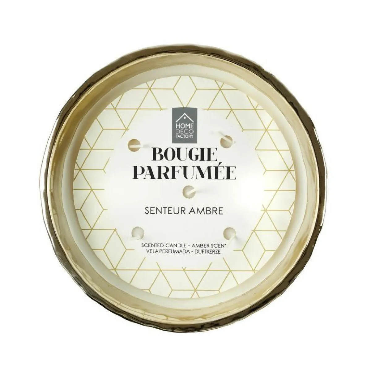 Paris Prix Bougie Parfumée Martelé Or