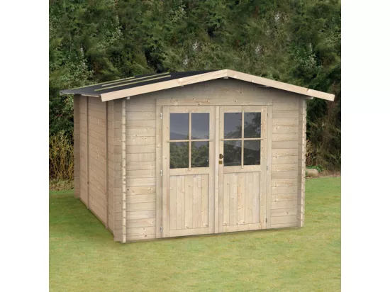 Abri de jardin en bois pour outils de jardin GreenTools