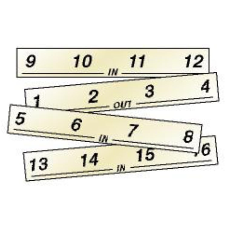 REAN stagebox label 13 t/m 16 IN NSBL 13 IN