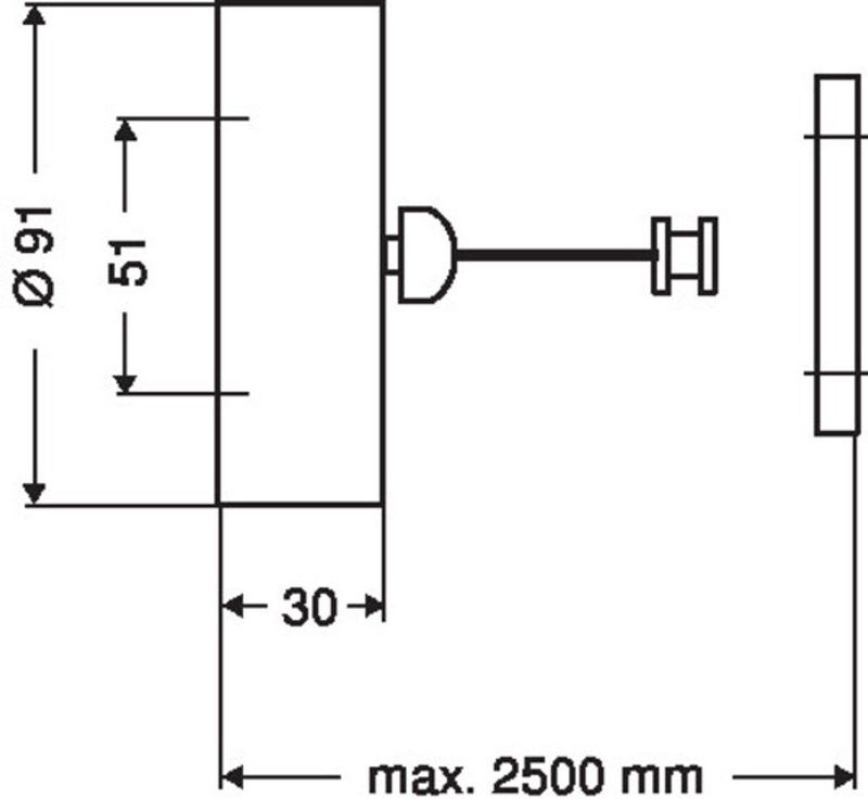 Emco - System 2 - Waslijn - Uittrekbaar - Chroom