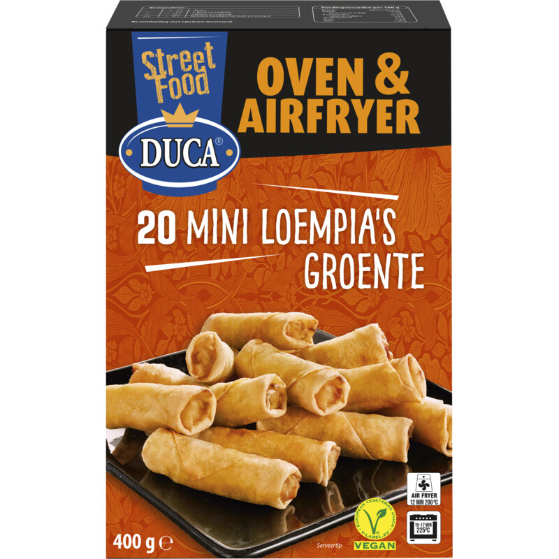 Duca 20 mini loempia's groente
