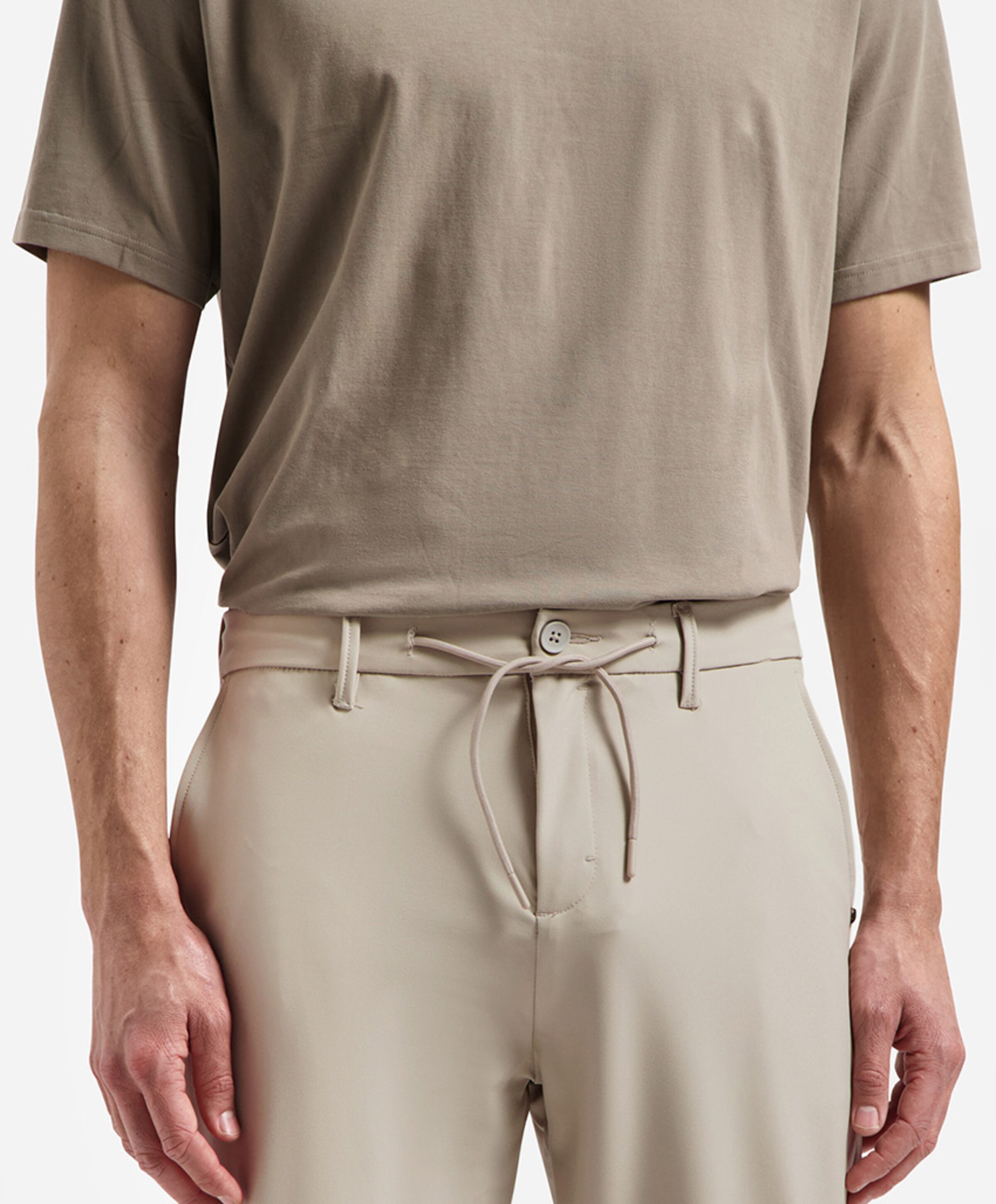 No Excess Pants Chino 4-Way Stretch Sedoc Rel heren broek beige
