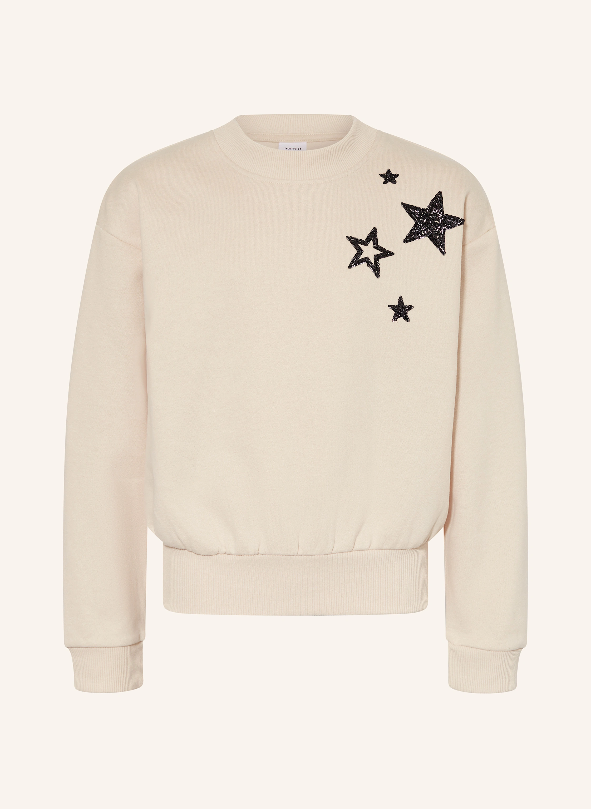 name it Sweatshirt mit Pailletten