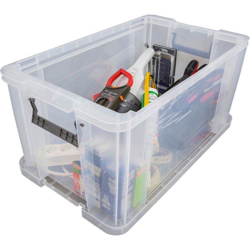 Boîte de rangement plastique 54 L WHITEFURZE Allstore - incolore
