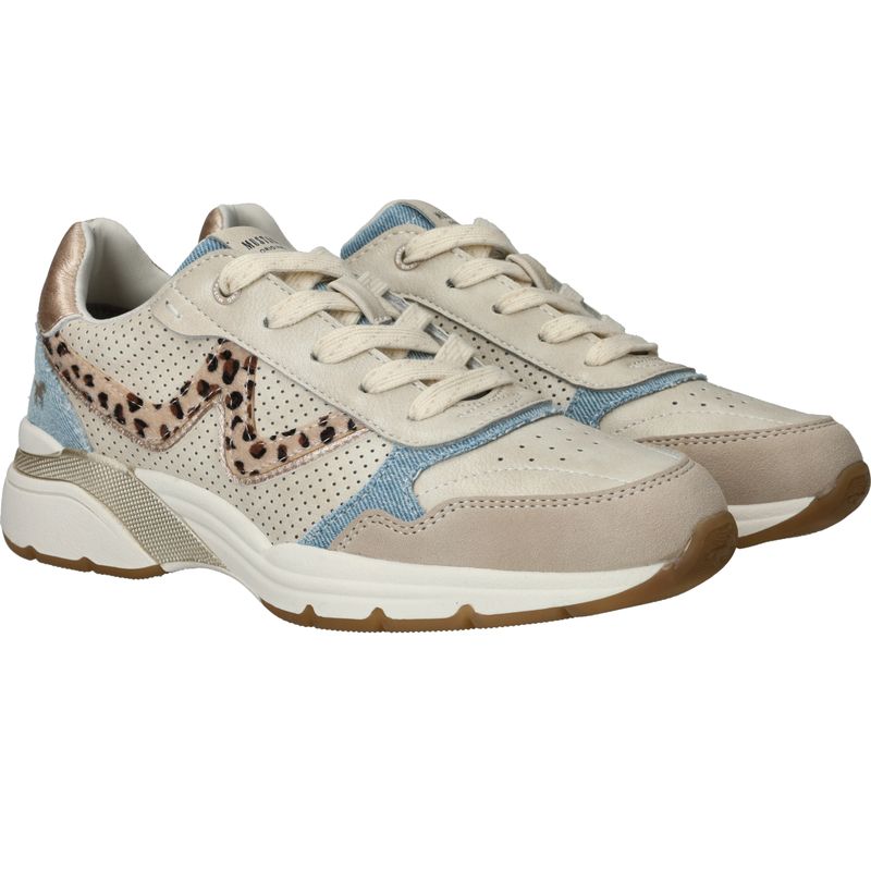 Mustang Sneakers Beige Dames