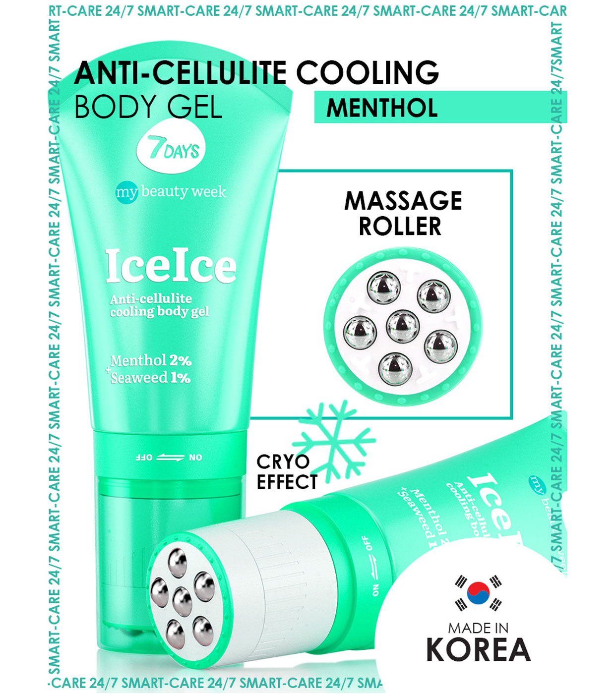 7DAYS - *My Beauty Week* - Gel roll-on corporal anticelulite - Ice Ice
