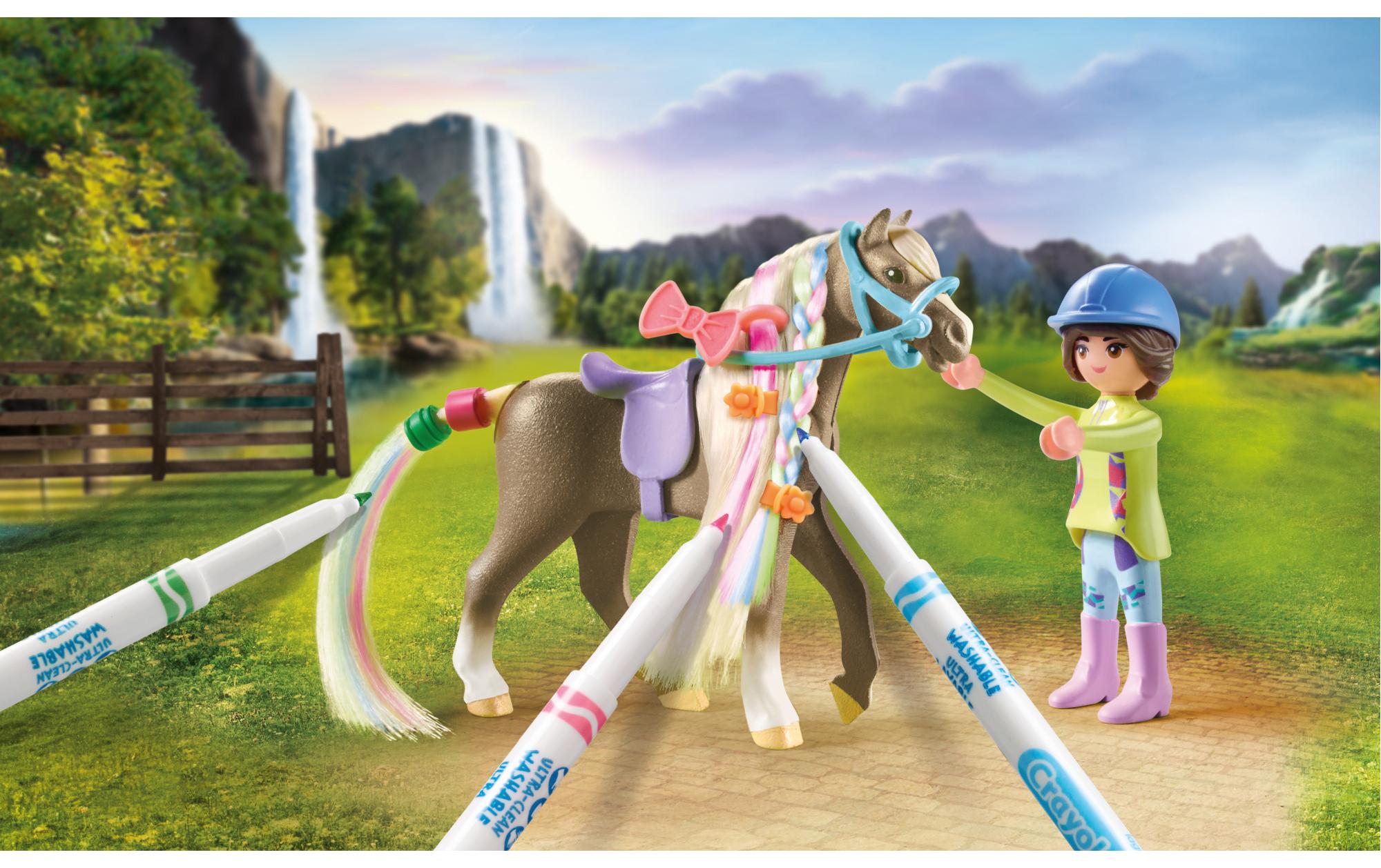 Horses of Waterfall Kreativset mit Pferd und Stiften 71640Kreativset mit Pferd und Stiften