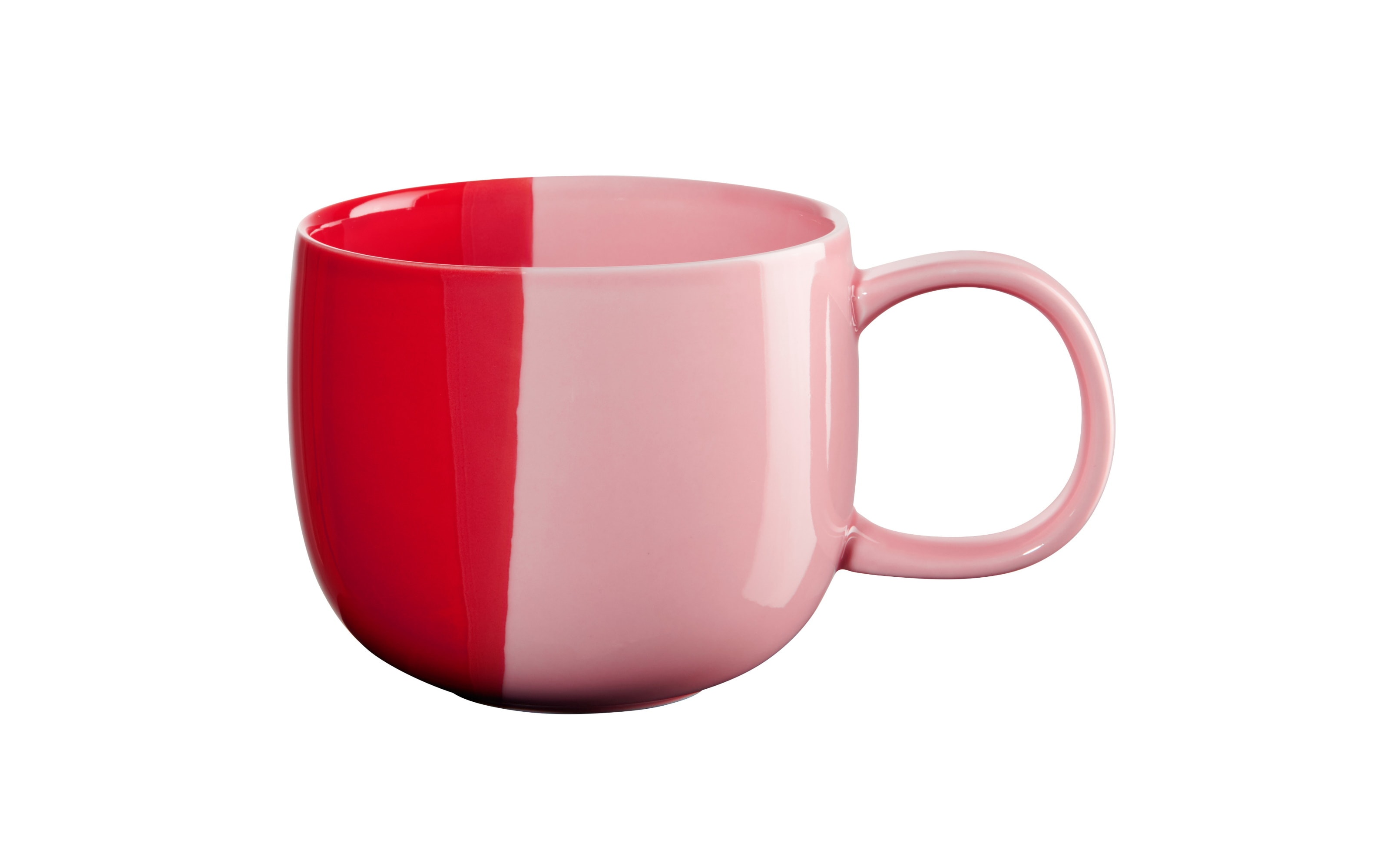 Henkelbecher Joy, rot/rosa, 0,4 l