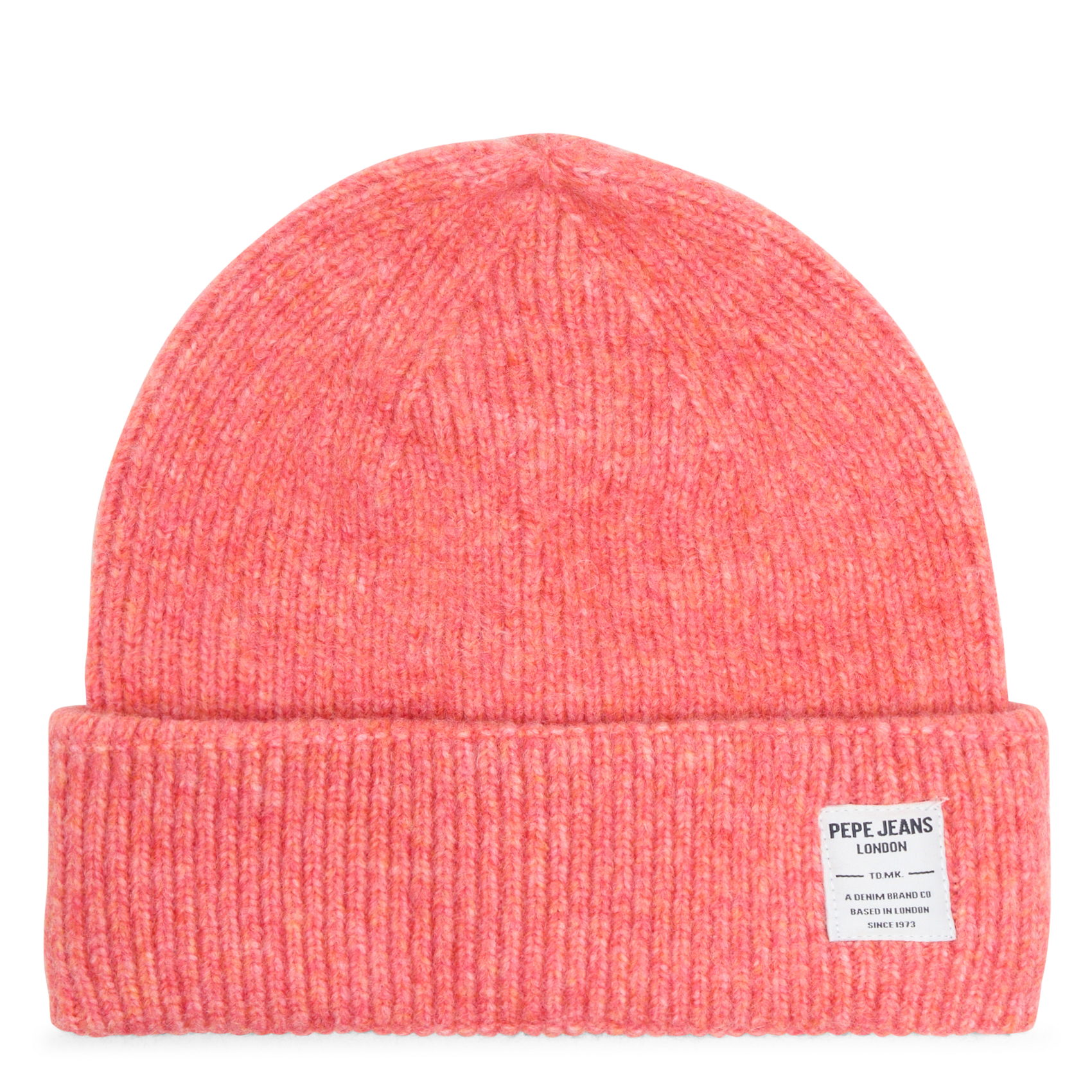 WEST - Bonnet en maille côtelé | Orange