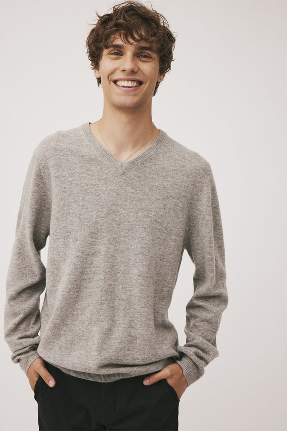 Magasin du Nord Collection Maryn 1 RWS Strik Lambswool Light grey melange