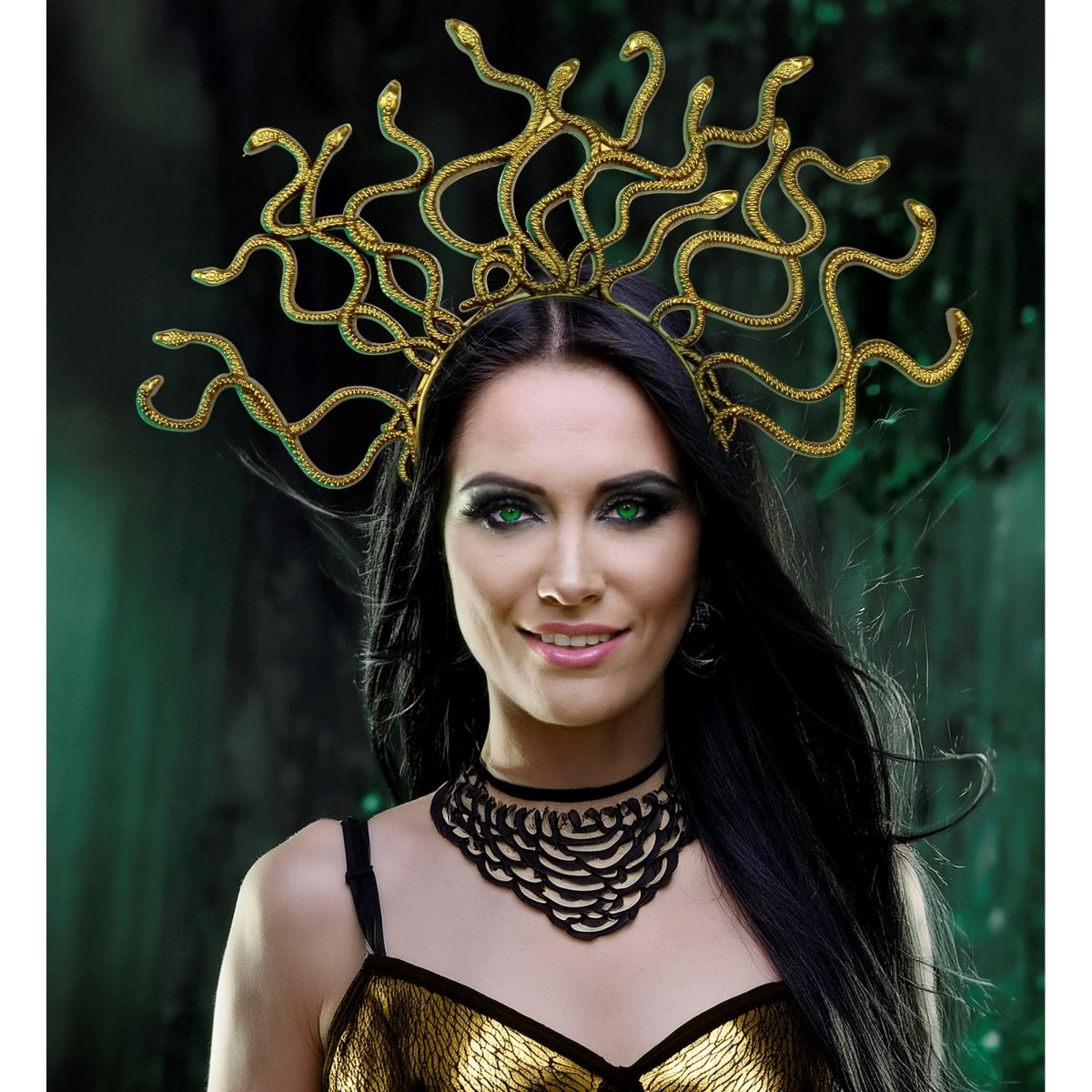 Gouden Haarband Medusa