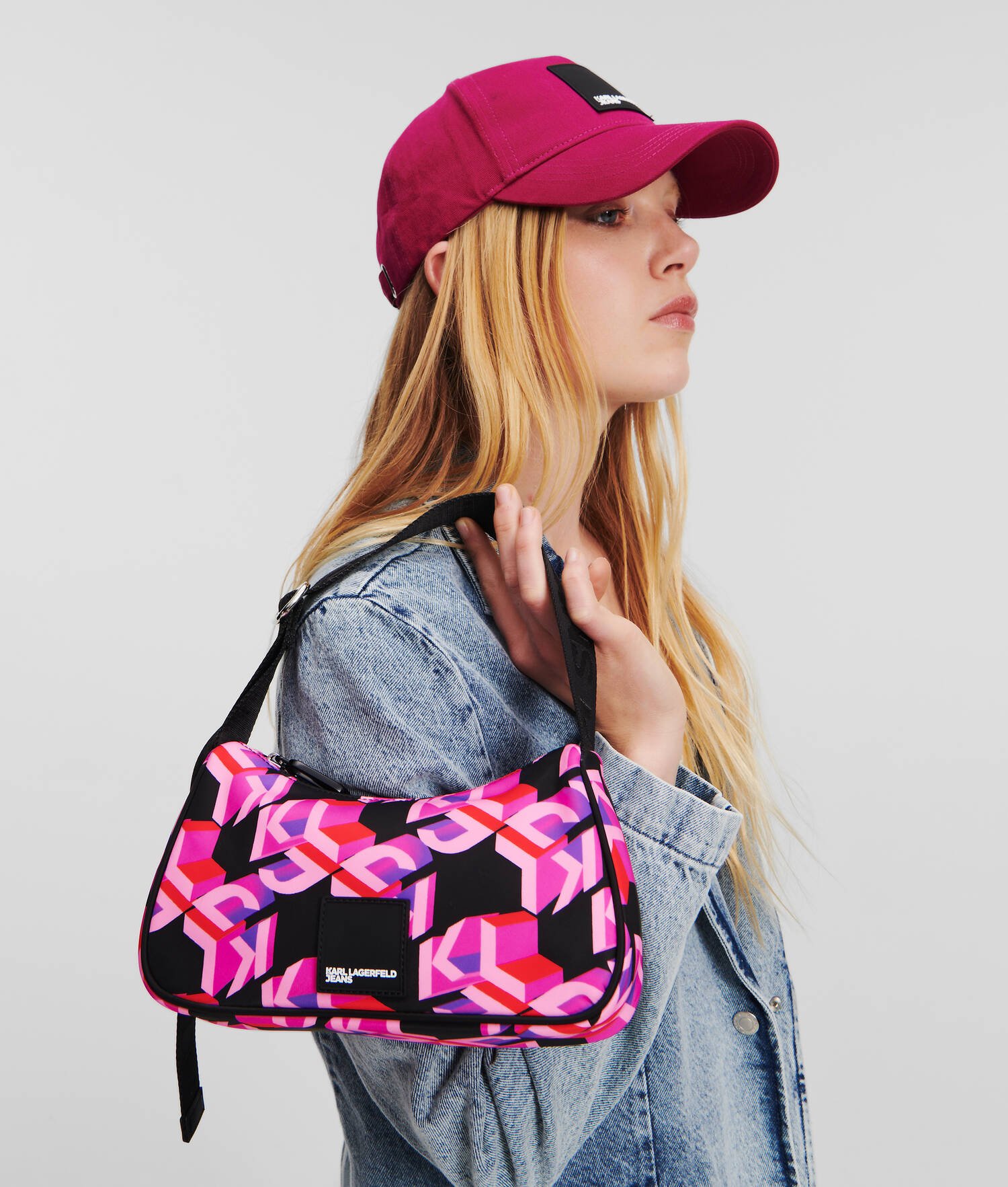 SAC PORTÉ ÉPAULE EN NYLON URBAIN KLJ MONOGRAM