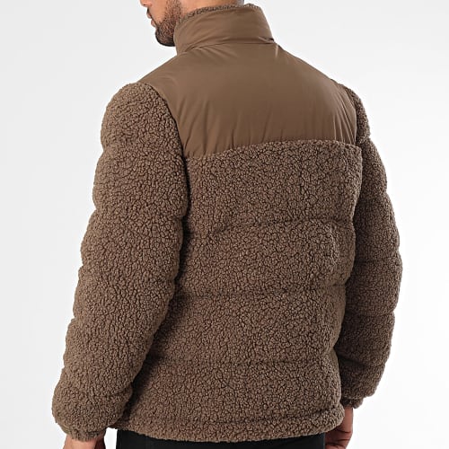Veste Zippée Fourrure Marron