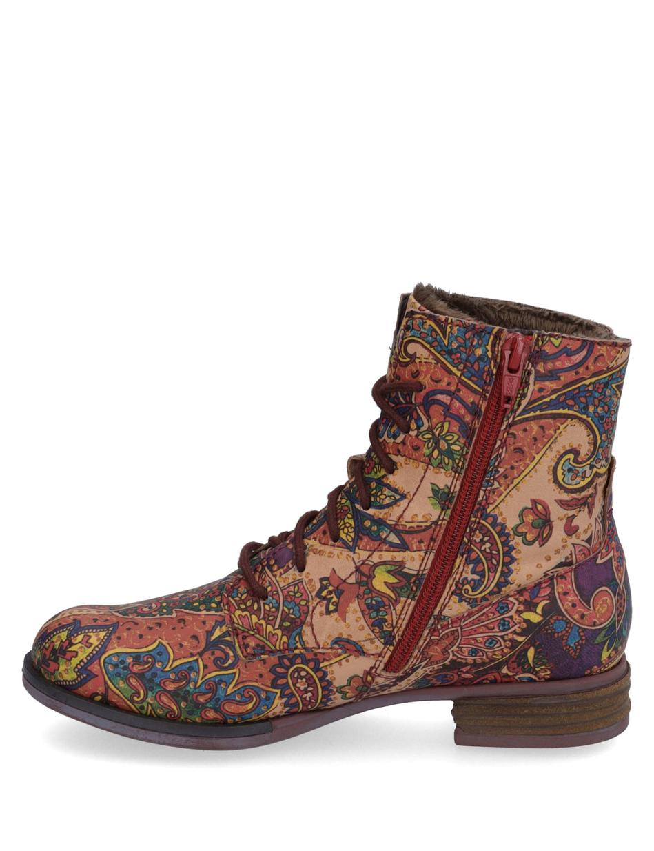 Stiefelette Sanja 01, carmin