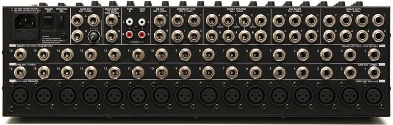 Mackie 1604VLZ4 - Mixer - 16 Microfoonkanalen - Onyx-preamps