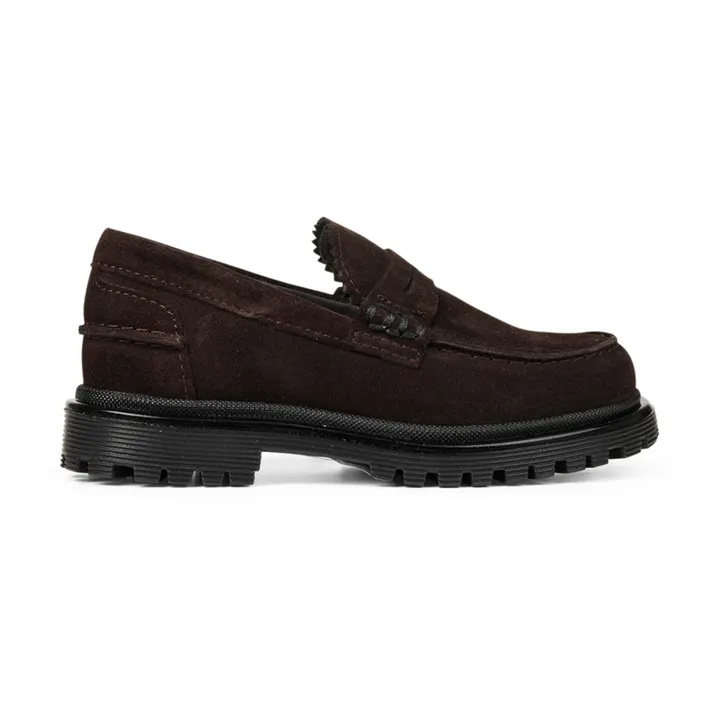 Angulus Mocassins Loafer Suede | Marron