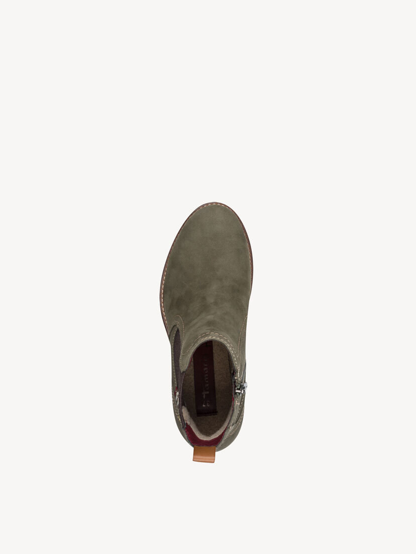 Leren Chelseaboot - groen